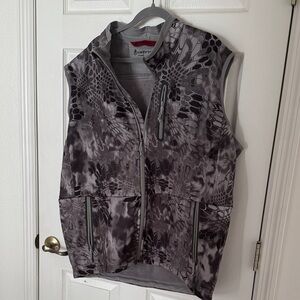 Kryptek fleece lined hunting vest XXL